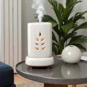Ceramic Electric Aroma Diffuser | Essential Oil Burner for Home, Office & Spa